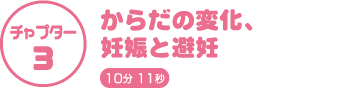 チャプター3　からだの変化、妊娠と避妊